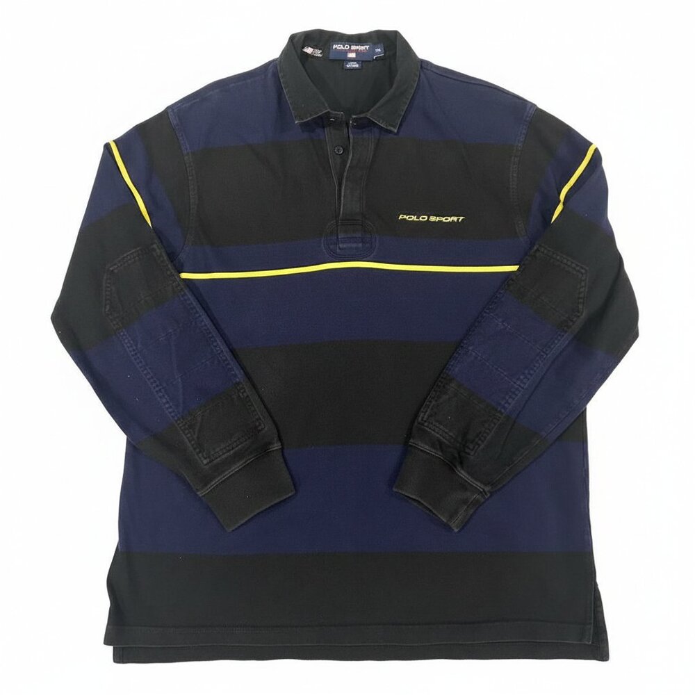 Polo Sport Men's Navy and Blue T-shirt